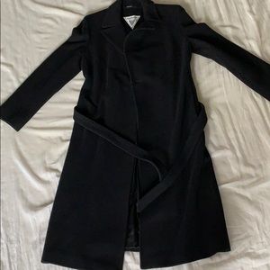 Wool dress coat